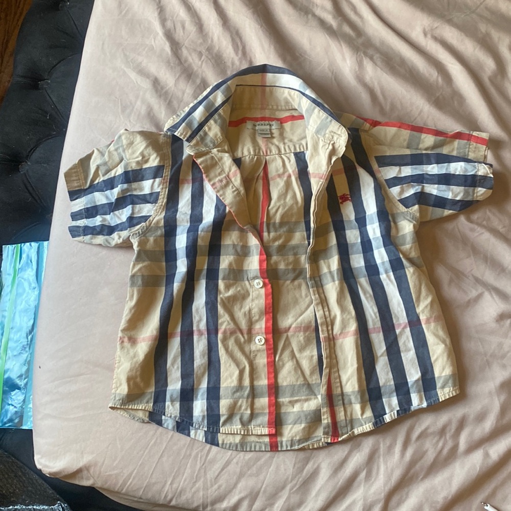 Burberry short sleeve shirt
